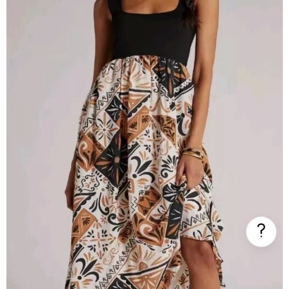 Anthropologie printed dress